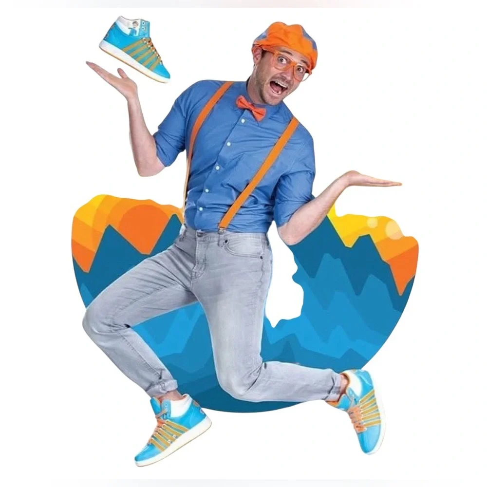 K-Swiss Kids Sneakers in Blue and Orange